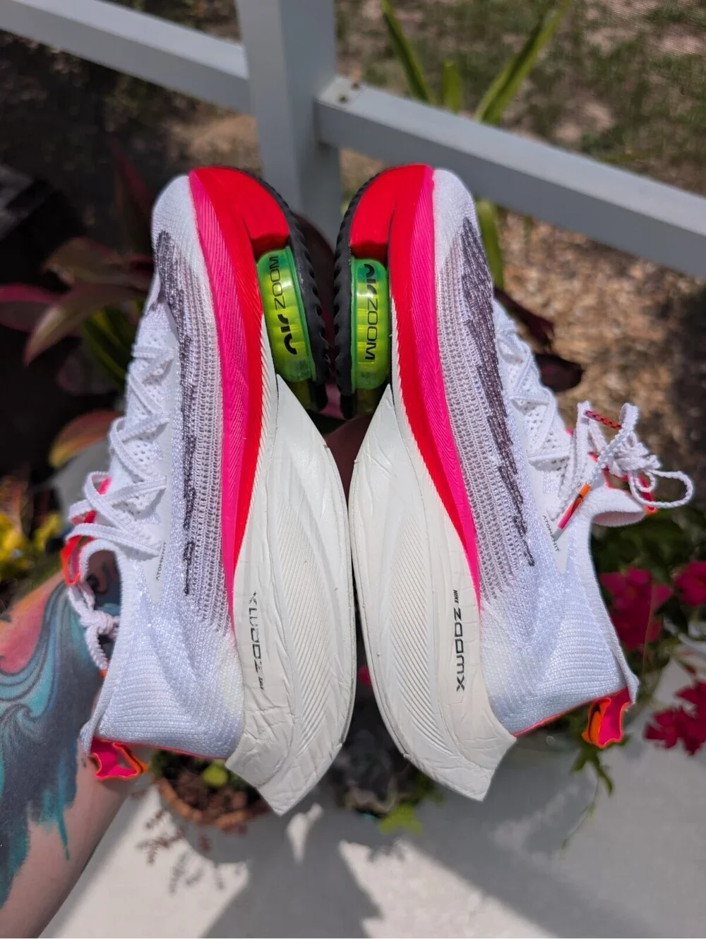 Nike Air Zoom Alphafly NEXT% Flyknit Men's 6.5 Women's 8 Rawdacious DJ5455-100
